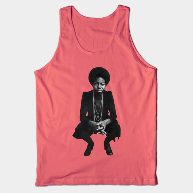 Nina Simone Tank Top by One Mic History Store